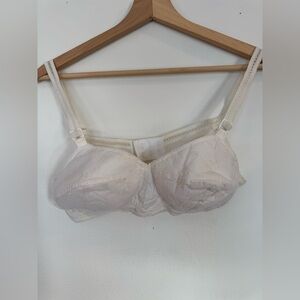 Vintage White Bullet Bra